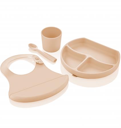Babyjem Silikon Beslenme Seti 728 Ekru