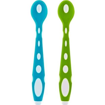 Babyjem Silikon Mama Kaşığı 563 Mavi Yeşil