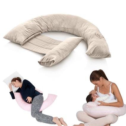 Babyjem Sırt Destekli Hamile Ve Emzirme Yastığı 198 Ekru