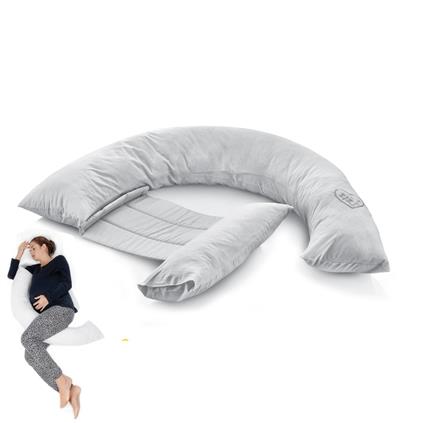 Babyjem Sırt Destekli Hamile Ve Emzirme Yastığı 198 Gri