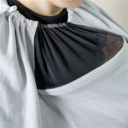 Babyjem Tül Pencereli Emzirme Önlüğü 735 Gri