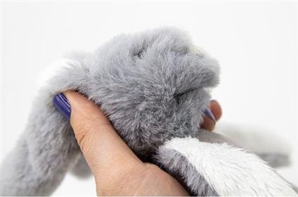 Babyjem Tutmalı Peluş Mini Tavşan 842 Gri