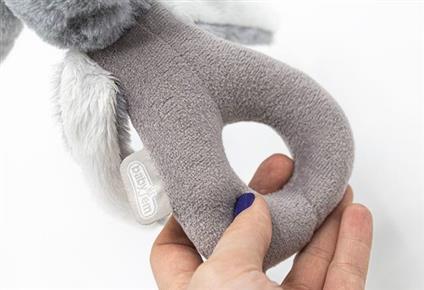 Babyjem Tutmalı Peluş Mini Tavşan 842 Gri