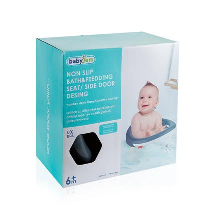 Babyjem Yandan Açılır Banyo & Mama Oturağı Antrasit