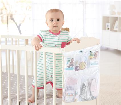 Babyjem Yatak Başı Organizer 555 Beyaz