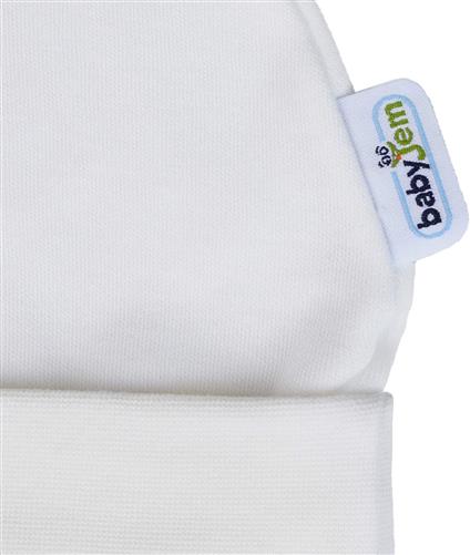 Babyjem Yenidoğan Bebe Şapka 397 Beyaz