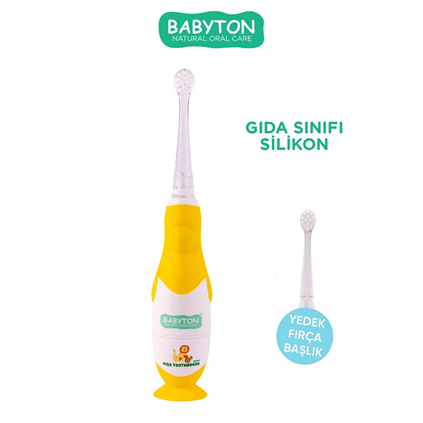 Babyton Bebekler Ve Çocuklar İçin Sonik Pilli Diş Fırçası