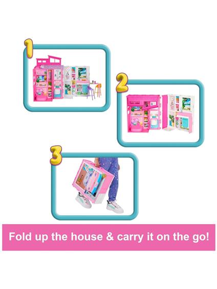 Hrj76 Barbienin Yeni Portatif Evi 2024