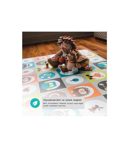 Bblüv Mülti Oyun Halısı 140X100 Cm Şehir