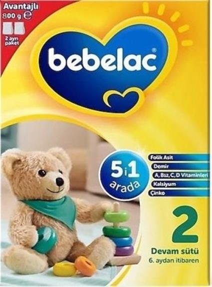 Bebelac Bebek Devam Sütü No2 800 Gr