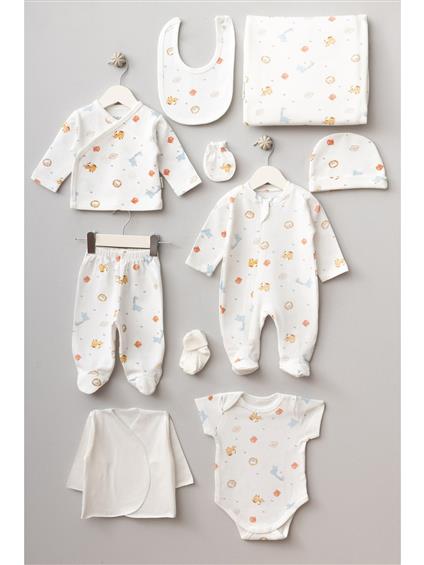 Bebitof Panter 10 Parça Hastane Çıkışı 10113 Ekru