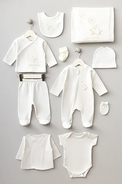 Bebitof Uğur Böceği 10 Parça Hastane Çıkışı 10122 Ekru