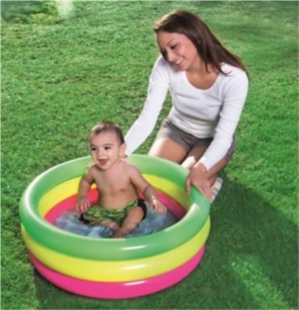 Bestway 3 Bölmeli Çocuk Havuzu 70X24 Cm 51128