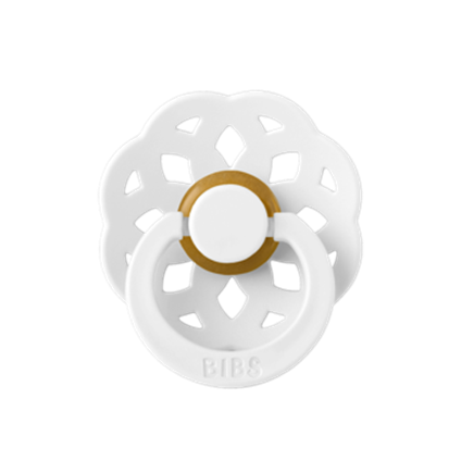 Bibs Boheme Kauçuk Emzik 0-6 Ay White