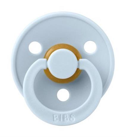 Bibs Colour Kauçuk Emzik 0-6 Ay Sky Blue