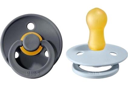 Bibs Colour Kauçuk Emzik 0-6 Ay Sky Blue