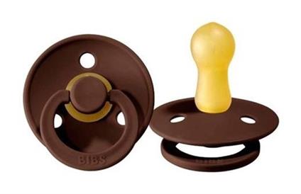 Bibs Colour Kauçuk Emzik 0-6 Ay Mocha