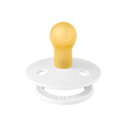 Bibs Colour Kauçuk Emzik 0-6 Ay White