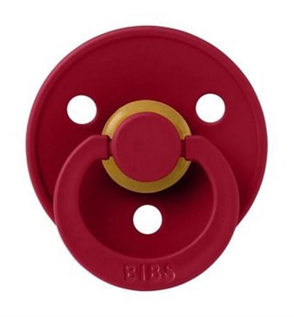 Bibs Colour Kauçuk Emzik 0-6 Ay Ruby