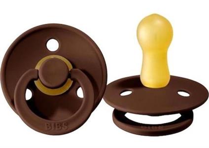 Bibs Colour Kauçuk Emzik 0-6 Ay Mocha