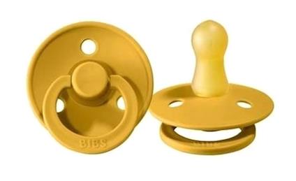 Bibs Colour Kauçuk Emzik 0-6 Ay Mustard