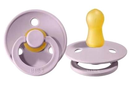 Bibs Colour Kauçuk Emzik 6-18 Ay Dusty Lilac