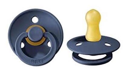 Bibs Colour Kauçuk Emzik 6-18 Ay Steel Blue