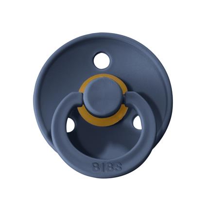 Bibs Colour Kauçuk Emzik 0-6 Ay Steel Blue