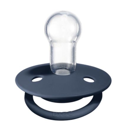 Bibs De Lux Silikon Emzik 0-36 Ay Steel Blue