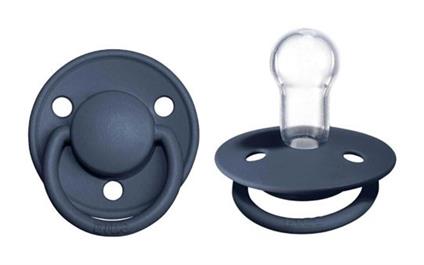 Bibs De Lux Silikon Emzik 0-36 Ay Steel Blue