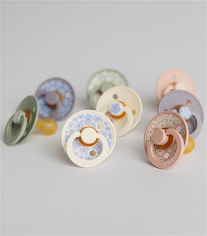 Bibs Studio Colour Jasmine Field Kauçuk Emzik 0-6 Ay Fossil Grey