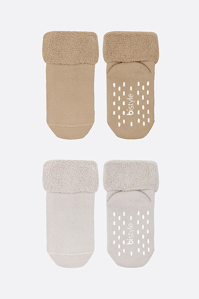 Bistyle 2Li Havlu Soket Kaymaz Basic Boy 10508 Bej