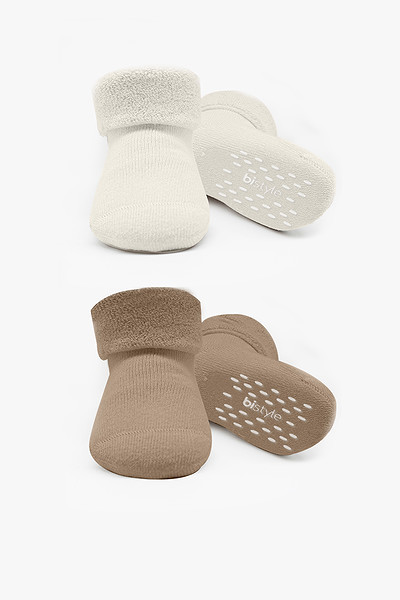 Bistyle 2Li Havlu Soket Kaymaz Basic Girl 10507 Bej