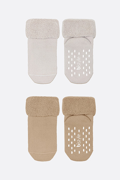 Bistyle 2Li Havlu Soket Kaymaz Basic Girl 10507 Bej