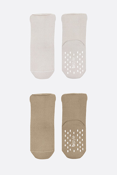 Bistyle 2Li Havlu Soket Kaymaz Basic Girl 10507 Bej