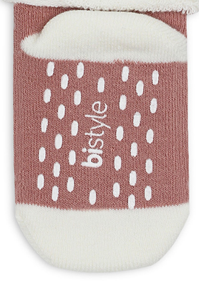 Bistyle 2Li Havlu Soket Kaymaz Point Girl 10505 Pudra Pembe