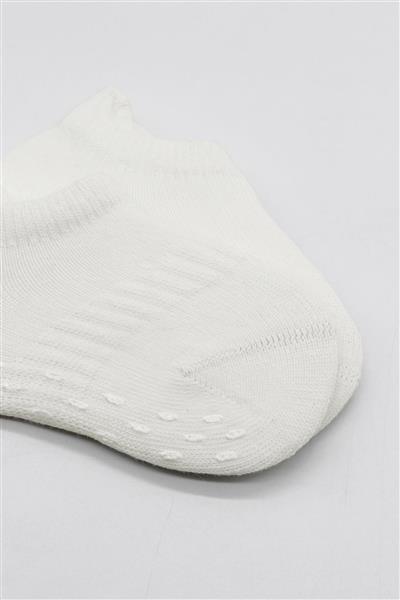 Bistyle 2'Li Sneakers Kaymaz Basic Penye Çorap 20103 Ekru Ekru