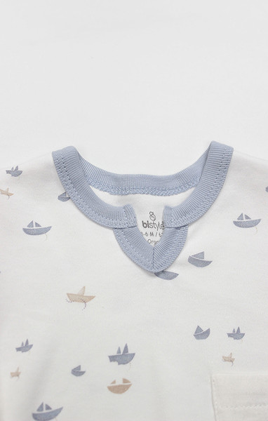 Bistyle 2Li Takım Little Boats 14127 Ekru