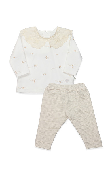 Bistyle 2Li Takım Love You Smile 14123 Ekru