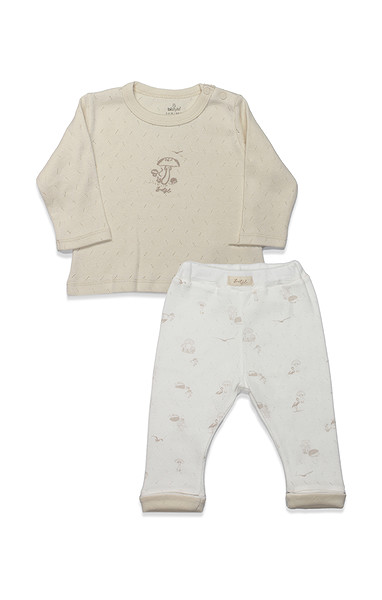 Bistyle 2Li Takım My Favorite Zoo 14149 Ekru