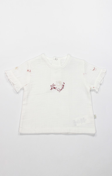 Bistyle 2Li Takım Şort Müslin Starfish Wishes 14124 Pembe