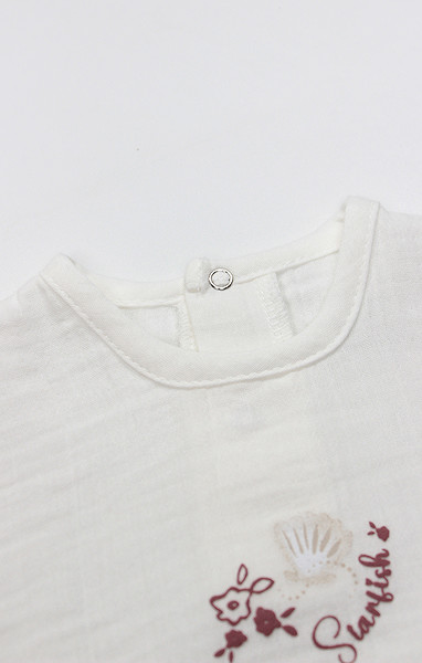 Bistyle 2Li Takım Şort Müslin Starfish Wishes 14124 Pembe