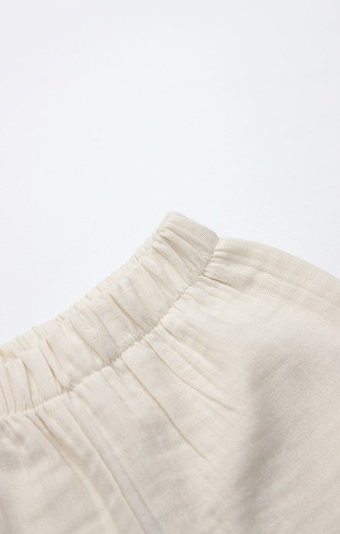 Bistyle 2Li Takım Şortlu Müslin Daisy Flowers 14131 Somon