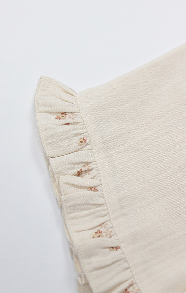 Bistyle 2Li Takım Şortlu Müslin Daisy Flowers 14131 Somon