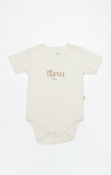 Bistyle 3Lü Body Yarım Kol Travel Clasic Kutulu 17162 Ekru