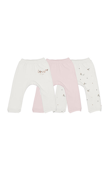 Bistyle 3Lü Patiksiz Alt Love Grows Kutulu 16196 Ekru