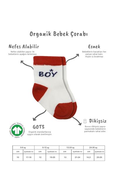 Bistyle 3'Lü Penye Boy And Girl Soket Çorap 10114 Kırmızı