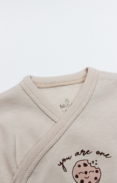 Bistyle 3Lü Zıbın Takım Cookies Cute Happy 13118 Somon