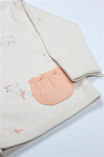 Bistyle 3Lü Zıbın Takım Fluffy And Lovely 13106 Bej