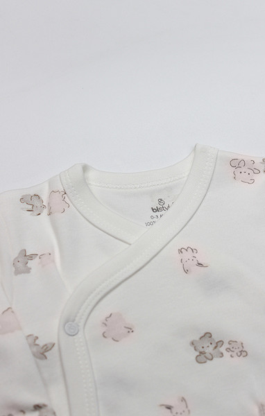 Bistyle 3Lü Zıbın Takım Love You Family 13122 Pudra